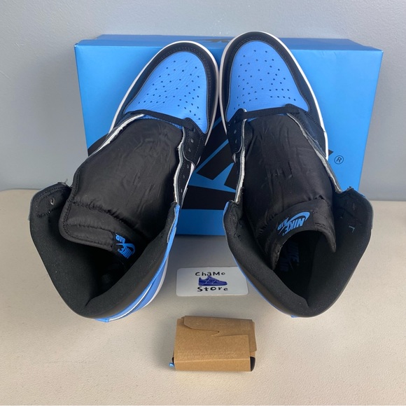 Nike Air Jordan 1 Retro High OG UNC Toe University Blue DZ5485-400 Men Sz 12 - Picture 6 of 10